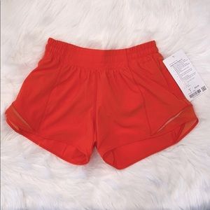 🍑 Hotty Hot short Hot Sunset sz: 4 4" NWT🍑